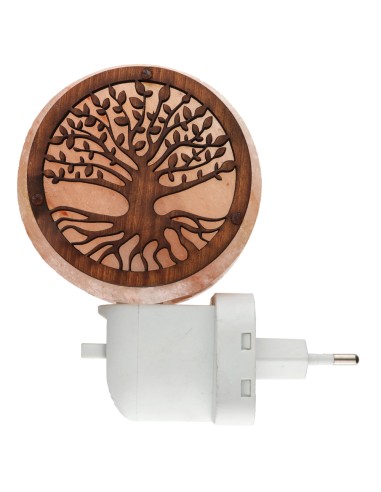 Lampe de sel avec prise