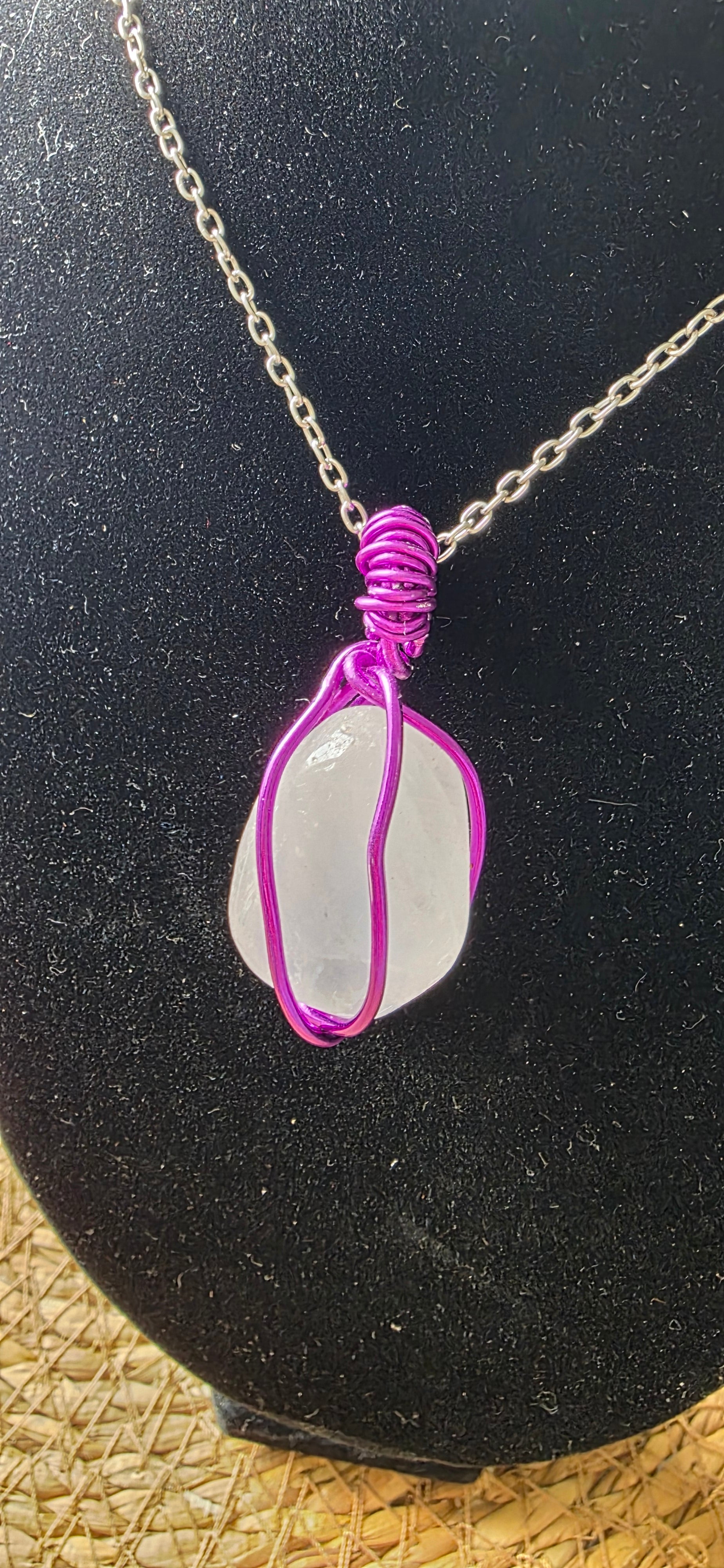Collier artisanal « Harmonie Cristalline »