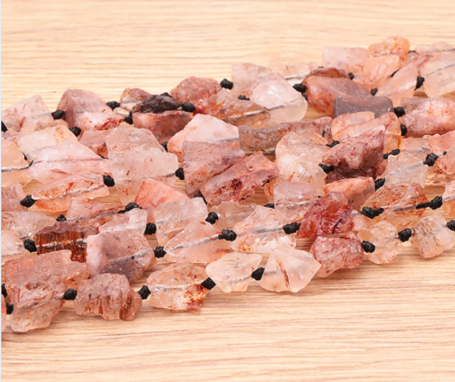 PERLES PIERRES BRUTES 06 X 13MM PIERRE DE SOLEIL OREGON AA ( lot de 10 )