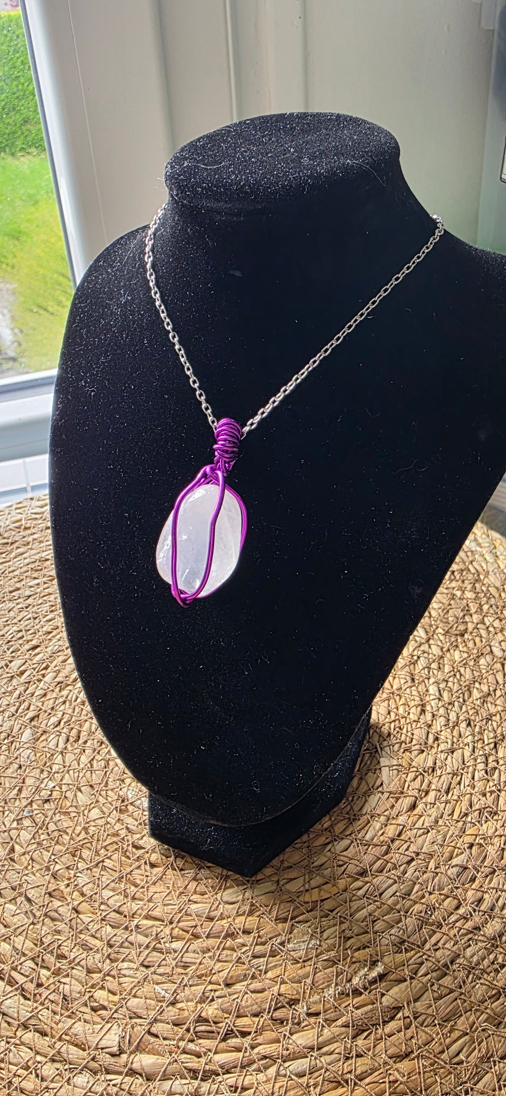 Collier artisanal « Harmonie Cristalline »