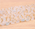PIERRES BRUTES 06 X 12MM TOPAZE BLEUE A ( lot de 10 )